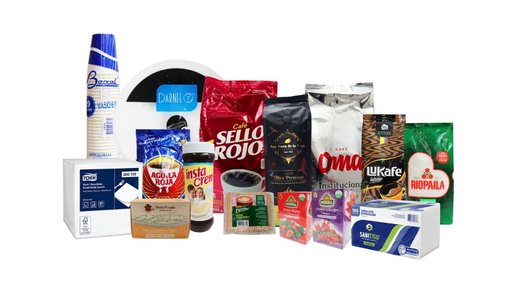 Productos de cafetería